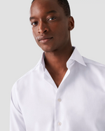 Eton Mens Business Solid White Slim Shirt