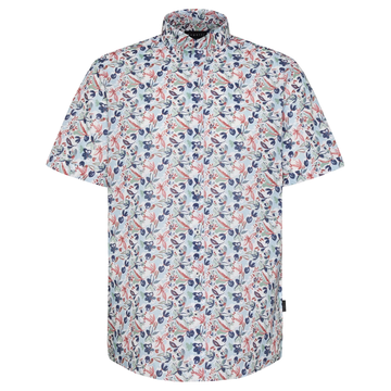 Bugatti Floral Short Sleeve Shirts