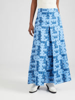 Max Mara Edile Printed Linen Skirt