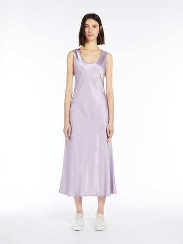 Max Mara 3Capua Flowing Fabric Dress in Lilac