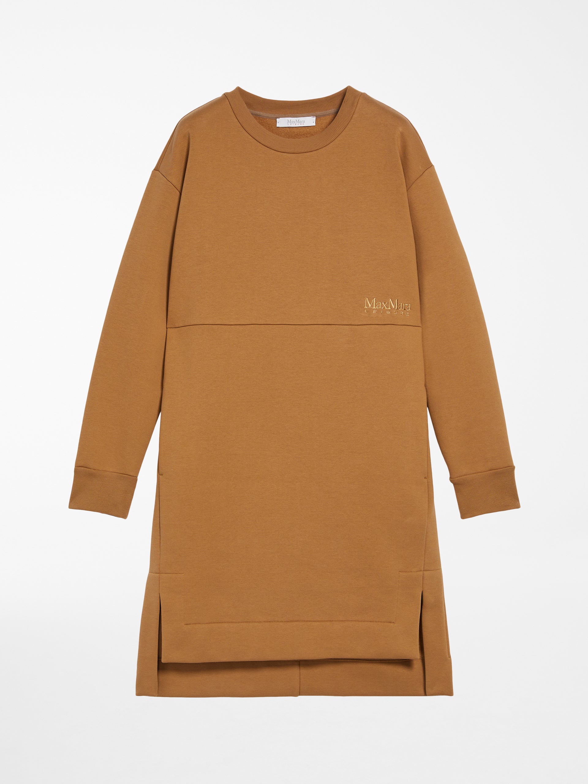 LEISURE Gauze cotton fleece dress