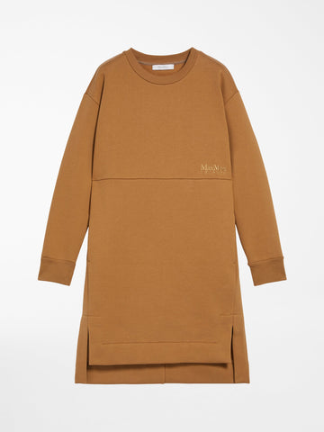 LEISURE Gauze cotton fleece dress