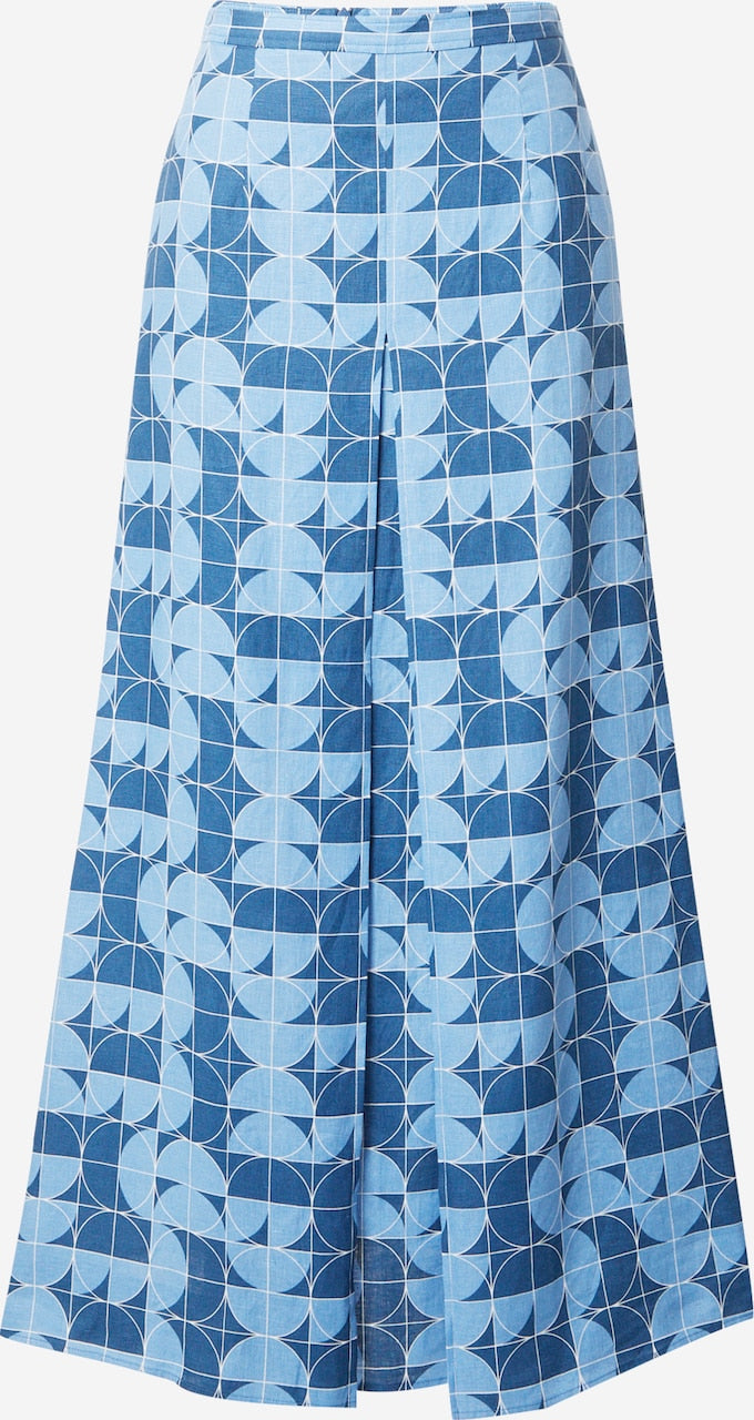 Max Mara Edile Printed Linen Skirt