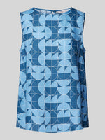 Max Mara Guisy Printed linen top