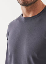 Patrick Assaraf Pima Cotton Stretch Long Sleeve T-shirt- Constellation