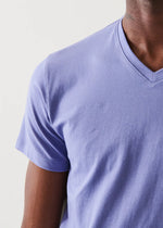 Patrick Assaraf Pima Cotton Stretch V-Neck