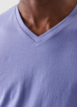 Patrick Assaraf Pima Cotton Stretch V-Neck