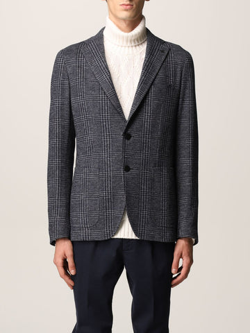 Tagliatore Prince of Wales Motif Blazer