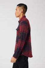 Good Man Brand Stadium Shirt Jacket in Brushed Fannel