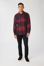 Good Man Brand Stadium Shirt Jacket in Brushed Fannel