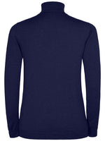 J. Lindeberg Lyd Merino Turtleneck In JL Navy