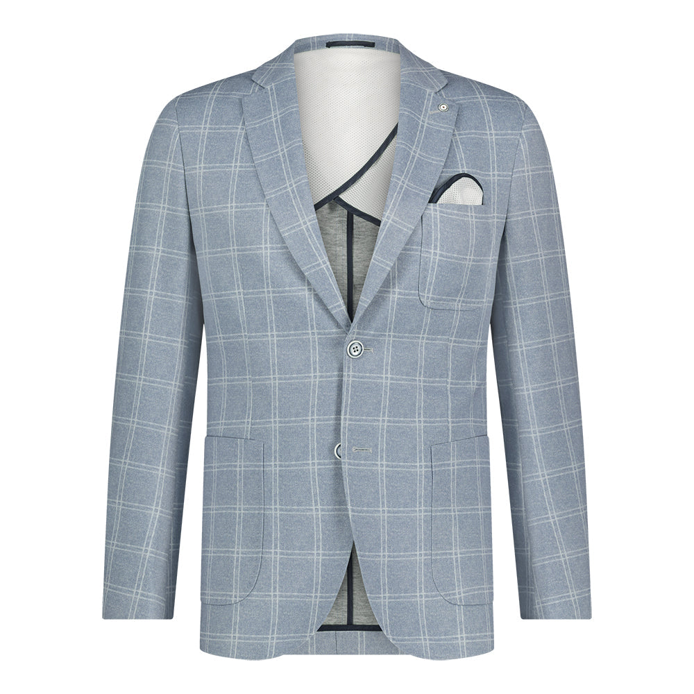 Blue Industry Windowpane Stretch Jacket