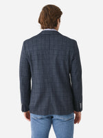 Blue Industry Men Fashion Check Blazer