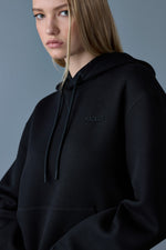 Mackage Krystian Double-Face Jersey Hoodie- Black