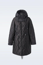 Mackage Kula Black Heritage Quilted Long Coat