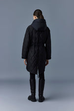 Mackage Kula Black Heritage Quilted Long Coat