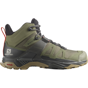 Salomon Men's X Ultra 4 Mid Gore-Tex in Deep Lichen Green
