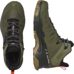 Salomon Men's X Ultra 4 Mid Gore-Tex in Deep Lichen Green