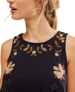 Free People Fun & Flirty Embroidered Top