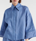 Max Mara Robinia Linen Canvas Shirt