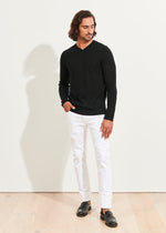 PATRICK ASSARAF EXTRA-FINE MERINO V-NECK