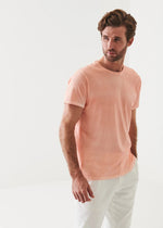 Patrick Assaraf Spray Wash Lightweight Pima Cotton T-Shirt