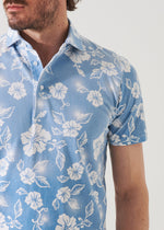 Patrick Assaraf Stretch Printed Polo Shirt