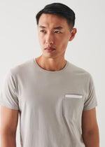 Patrick Assaraf Pima-Cotton Stretch Pocket T-Shirt