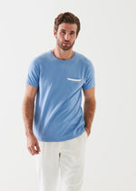 Patrick Assaraf Pima Cotton Stretch Pocket Tee