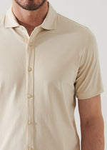 Patrick Assaraf Stretch Button Front Shirt