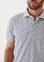 Patrick Assaraf Pima Cotton Stretch Printed Polo