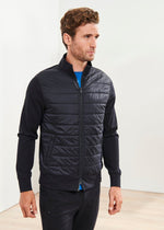 Patrick Assaraf Stretch Quilted Track Jacket