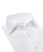 Profuomo One-Piece Shirt in White Twill