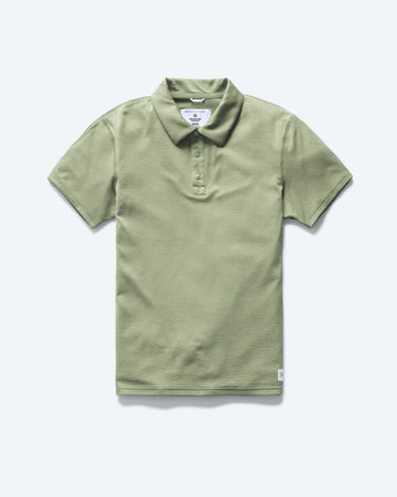 Reigning Champ Men's SOLOTEX MESH TIEBREAK POLO