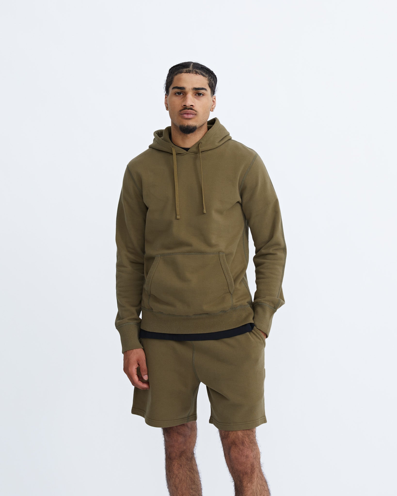 Reigning champ midweight terry pullover hoodie hot sale