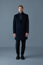 Mackage Mens Skai-SLB 3-in-1 Wool Coat with Removable Down Liner - Black