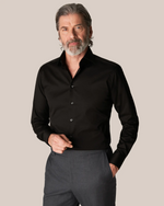 Black Signature Twill Shirt