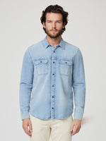 Paige Abraham Braylen Denim Chambray Shirt