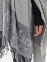 Max Mara Deodara Grey Poncho