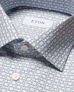 Eton Contemporary Fit Timeless Dress Shirt with Geometric Print