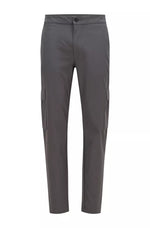 BOSS Slim-Fit Cargo Trousers in Performance-Stretch Poplin