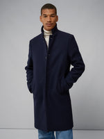 J. Lindeberg Holger Melton JL Navy Coat