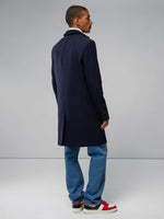 J. Lindeberg Holger Melton JL Navy Coat