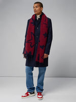 J. Lindeberg Holger Melton JL Navy Coat