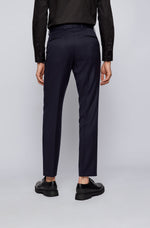 BOSS H-Genius formal trousers in virgin-wool serge