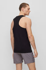 Boss Cotton Tank Top with Outline logo