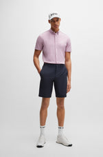 Boss Slim-fit Four-way Stretch Fabric Shorts