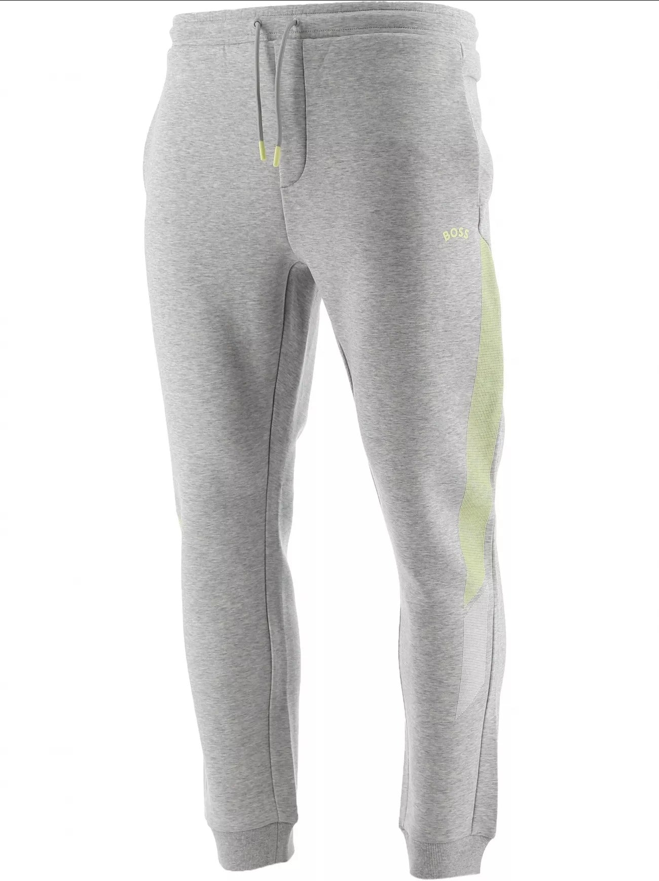 BOSS Hadiko 2 Stretch-fabric tracksuit bottoms with curved logo