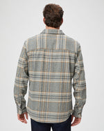 Paige Mens Wilbur Overshirt in Smoked Sage