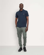 Moose Knuckles Gold Pique Polo